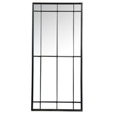 Best Furniture Outlet - Coaster - Annetta 24 x 52 Inch Window Pane Floor or Wall Mirror Black - 962913